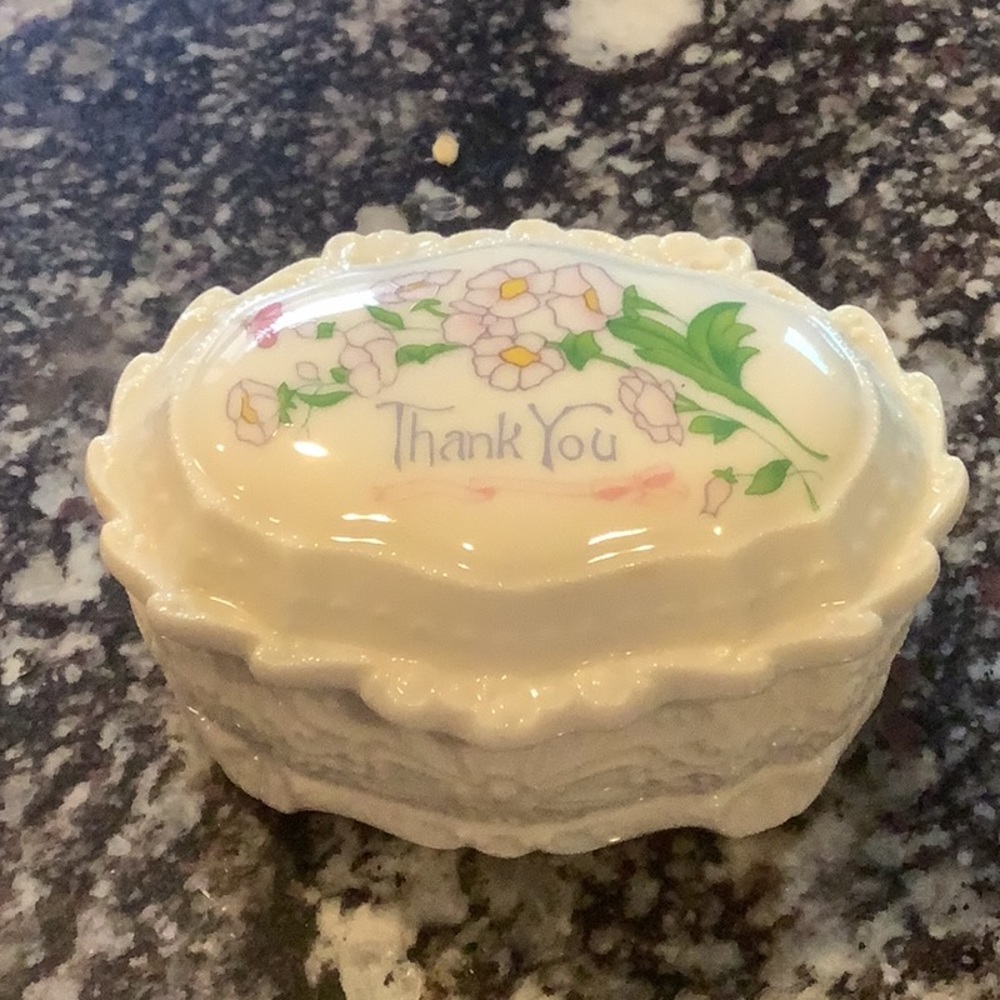 San Francisco Music Box Co. “Thank You” trinket box